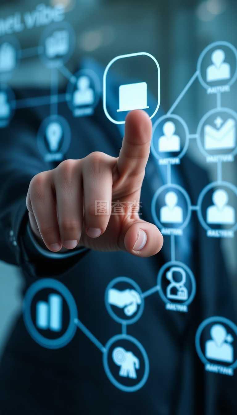 代理-商人的触屏按钮广告设计 高效沟通与互动转化