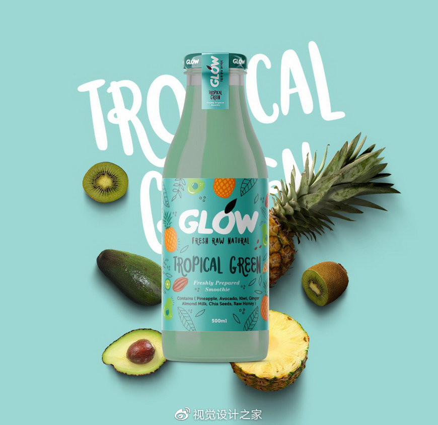 绚彩创意 唯美视觉冲击的果汁饮料包装设计艺术